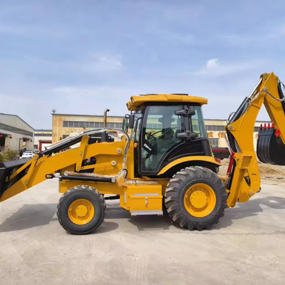 ORIGINAL Cargador de retroexcavadora JCB 3CX usado con motor de máquina Cummins Peso 17000 18000 kg