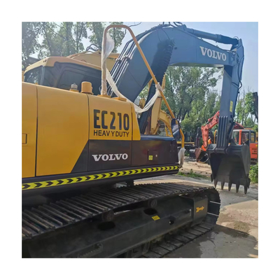 Excavadora de excavadora hidráulica Volvo EC210D usada para equipos de construcción
