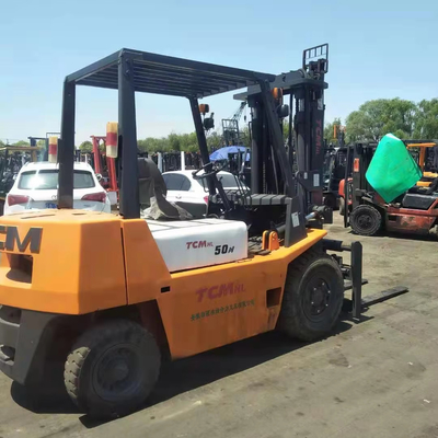 JAPÓN Fabricado en TCM FD50 Camión elevador de 5 toneladas de GLP para la fiabilidad de la planta de fabricación