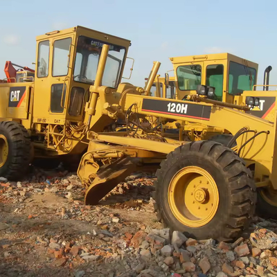 Original Cat Usado 140H Caterpillar Motor Grader 140K 140G 120H en Shanghai 17000 KG