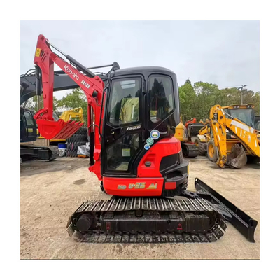 Excavadora original japonesa de 3,5 toneladas usada Kubota U35 para trabajos de carretera con capacidad de cubo de 0,35 m3