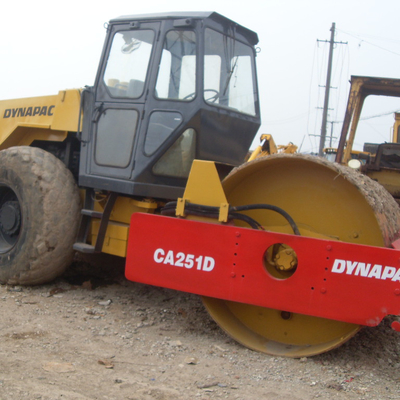 Rodillo de carretera Dynapac CA30 CA25 usado Rodillo vibratorio de tambor único para la construcción de carreteras