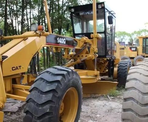 2018 año usado CAT 140K Grader 17000 KG de segunda mano motor de ruedas originales Grader