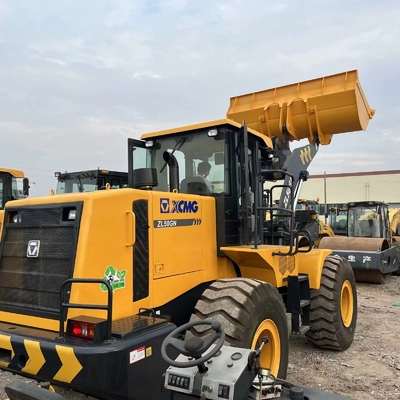 Zl50Gn cargador de ruedas con capacidad de trabajo de 5 t bomba hidráulica original y carga nominal de 8 toneladas