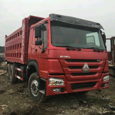 Usado Howo 6x4 camión descargador Tipper 375 con control de velocidad normal y ventana manual