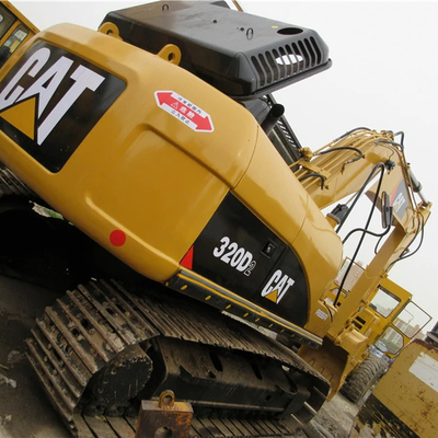 Excavadora CATERPILLAR 320D de segunda mano con capacidad de cubo de 1.2CBM en excelente estado