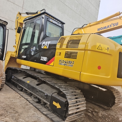 Excavadora Caterpillar 320D en buen estado con piezas originales y motor Caterpillar
