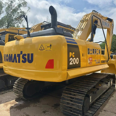 KOMATSU Excavadora hidráulica de rastreo de motor usado pc200-8 En buen estado 800 horas de trabajo