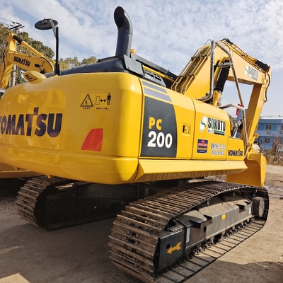 Japón usado PC200-8 Excavadora de rastreo hidráulico 1.2CBM Capacidad de cubo