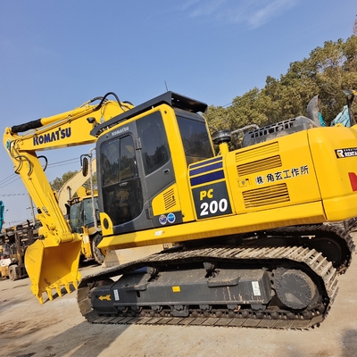 Excavadora japonesa Komatsu PC200-8 máquina de construcción de excavadora de rastreo hidráulico