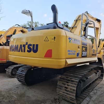 20TONAS Excavadora usada Komatsu PC200-8 Máquina de construcción Excavadora de rastreo hidráulico