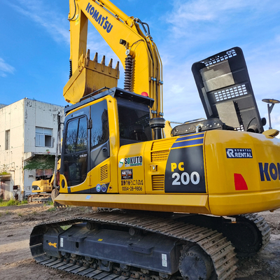 KOMATSU PC200-8 Excavadora de rastreo hidráulico Máquina de construcción de vanguardia de Japón