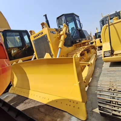 Shantui SD32 Semi U Dozer 320HP Bulldozer de rastreo con desgarrador y un año de piezas libres de desgaste