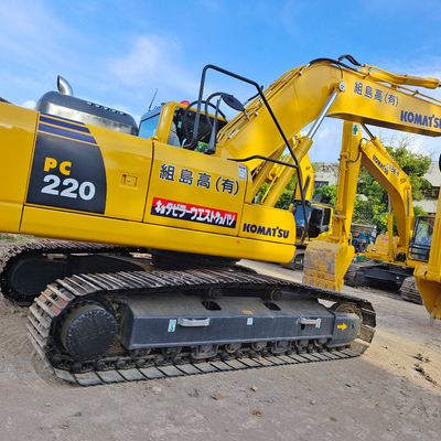 Excavadora Komatsu usada pc220-8 Excavadora hidráulica para su sitio de construcción