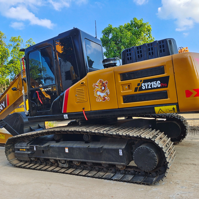 Sany SY215C excavadora de rastreo hidráulico en buenas condiciones con 600 horas de trabajo
