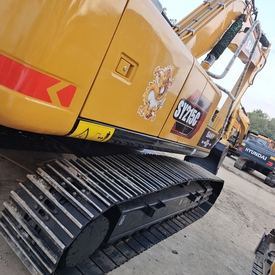 Excavadora Sany SY215C usada con válvula hidráulica original y capacidad de cubo de 1.2CBM