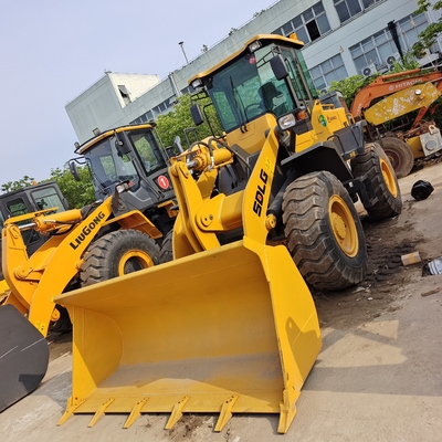 300 horas de funcionamiento SDLG usado cargador de ruedas SDLG956L 936L 955 en Shanghai