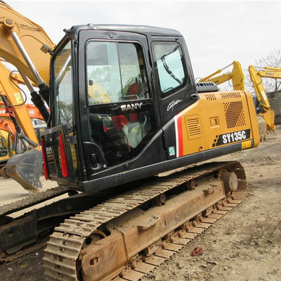 Sany SY135C Excavadora hidráulica de rastreo 13.5 toneladas Peso de operación Excelente estado