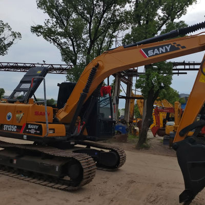Sany SY135C Excavadora hidráulica con capacidad de 0.7CBM y motor ISUZU
