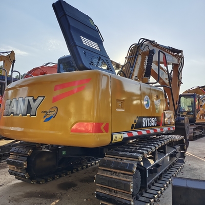 Sany SY135C excavadora de rastreo hidráulico en excelente estado con 600 horas de trabajo