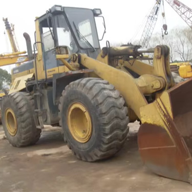 Alta eficiencia 20 toneladas de carga nominal Komatsu WA470 Cargador de ruedas delanteras
