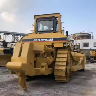 Bulldozer CAT D9N D9R usado en Shanghai con motor 3408C y peso de la máquina de 48000 KG