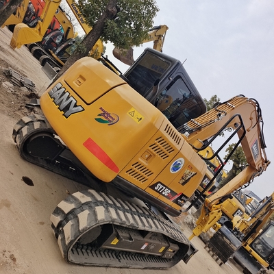 Buena condición Excavadora usada sany sy75c con alta eficiencia de trabajo