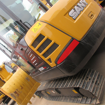 SanySY55C Excavadora de rastreo usada con capacidad de 0.28 cubos y 900 horas de trabajo