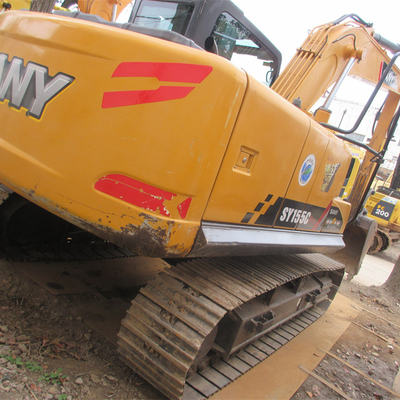 SANY SY155H excavadora en excelente estado 900 horas de trabajo original bomba hidráulica