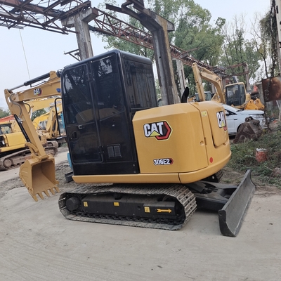 Japón Origen Usado CAT 306 Mini Excavadora 6ton Maquina de movimiento de tierra con 41,5KW de potencia