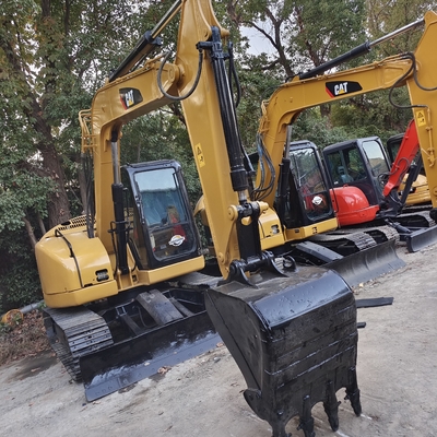 La excavadora Caterpillar 308C más baja con zapatos usados y un peso de operación de 8000 kg
