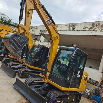Excavadora usada Caterpillar 307E con maquinaria de arrastramiento y válvula hidráulica original