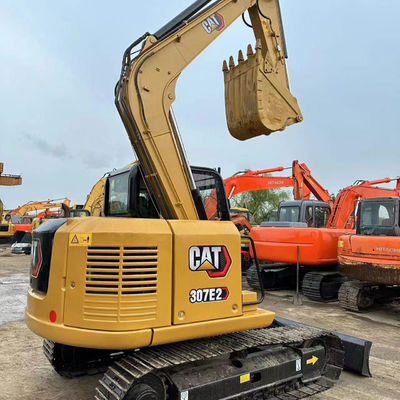 CAT307 Excavadora de segunda mano con maquinaria de arrastramiento y bomba hidráulica original