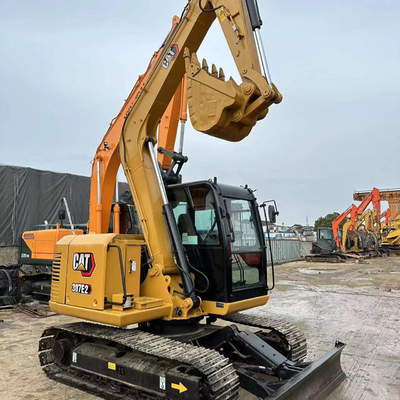 307E Excavadoras de segunda mano Caterpillar 7 toneladas Mini máquina con C2.6 DI motor turbo