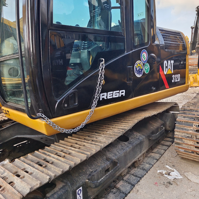 CAT 312D Excavadora hidráulica de rastreo con 1800 horas de trabajo y un peso de máquina de 12920 kg