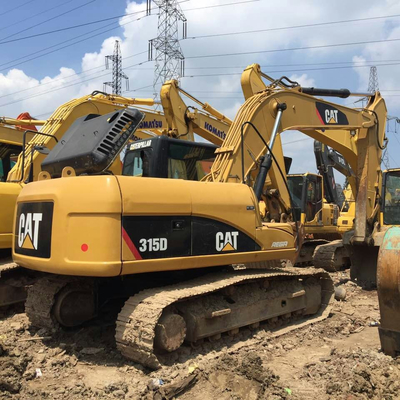 CAT315D Excavadora usada de 15 toneladas CAT 315 de tamaño mediano y grande EE.UU. Excavadora original 315D