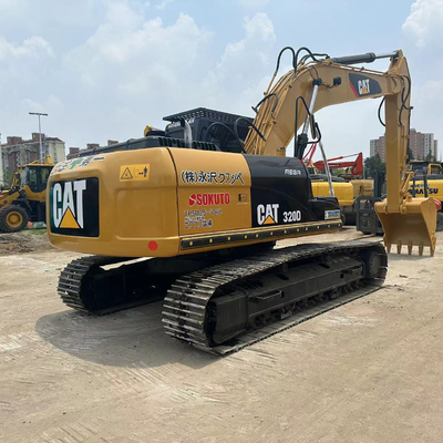 Excavadora Caterpillar 320d para maquinaria de construcción en el extremo inferior
