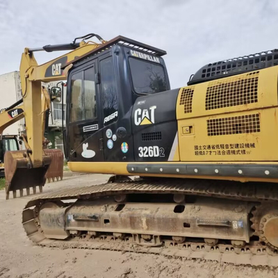Caterpillar 326d Excavadora de rastreo con tornillo de segunda mano CAT Gran Excavadora