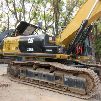 Venta de stock Excavadora Caterpillar 336D usada con motor C9 y capacidad de cubo de 2m3