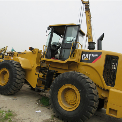 Cargador de ruedas delanteras Caterpillar 950H usado con motor WEI CAHI/CAT en buenas condiciones