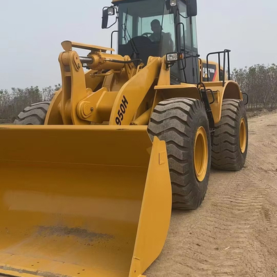 Cargador de ruedas delanteras Cat 950h usado en buen estado para sus proyectos de construcción