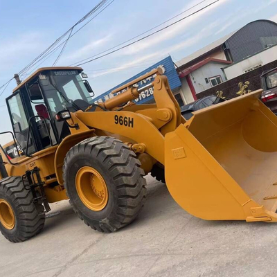 Cargador de ruedas delanteras de gatos de segunda mano 966H en buen estado