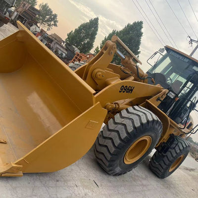 USED Cargador de ruedas delanteras 966H en buen estado 92 KW Cargador de segunda mano Caterpillar 966H