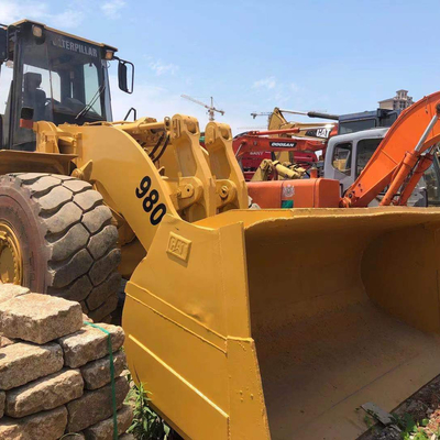 1200 horas de trabajo 980G cargador de ruedas delanteras usado Caterpillar 980G cargador de segunda mano