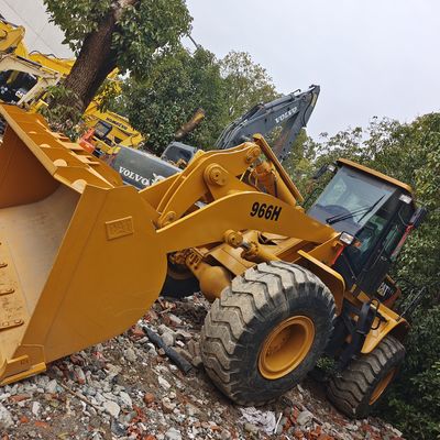 Cargador de ruedas delanteras Caterpillar 966H de segunda mano en buen estado con 1200 horas de trabajo