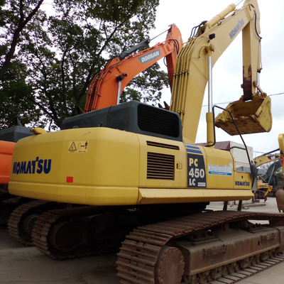 Excavadora Komatsu Pc450-7 usada de 40 toneladas Gran máquina de movimiento de tierra con 1230 horas de trabajo