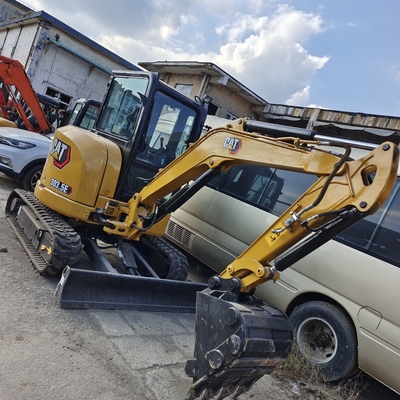 Las zapatillas usadas de Caterpillar 303CR Mini Excavadora de 3 toneladas con válvula hidráulica original