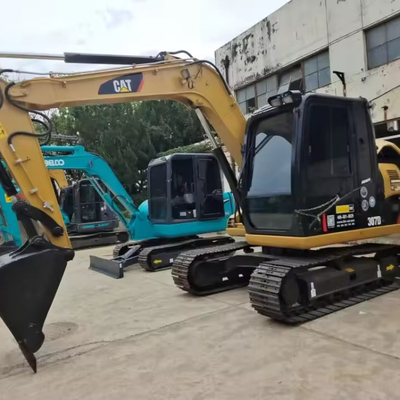 Excavadora Caterpillar 307D de tamaño pequeño con peso de operación y diseño de 7193KGS