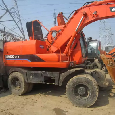 DB58TIS Motor Doosan DH150W-7 Excavadoras de ruedas original de Corea Excavadora de 15 toneladas con piezas