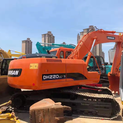 Peso de trabajo 21500 Excavadora Doosan DH220LC-7 usada 22 toneladas Doosan original 225 300